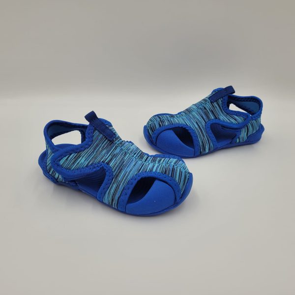 Sandale baieti panza albastru