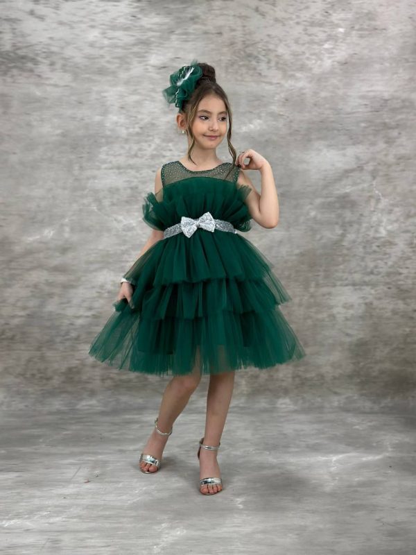 Rochie eleganta Adelle verde