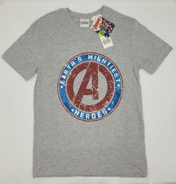 Tricou Avengers gri barbati