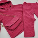 Compleu catifea fete cu gentuta