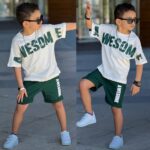 Compleu bumbac pentru baieti 2 piese